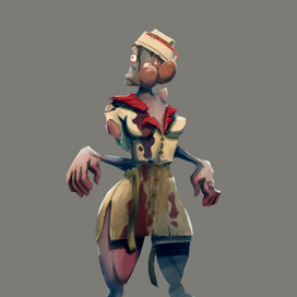 Опухший зомби