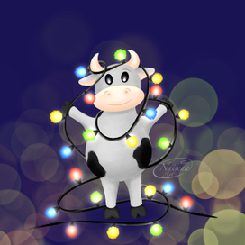 Праздничный бык