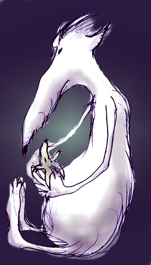 Задумчивое существо.