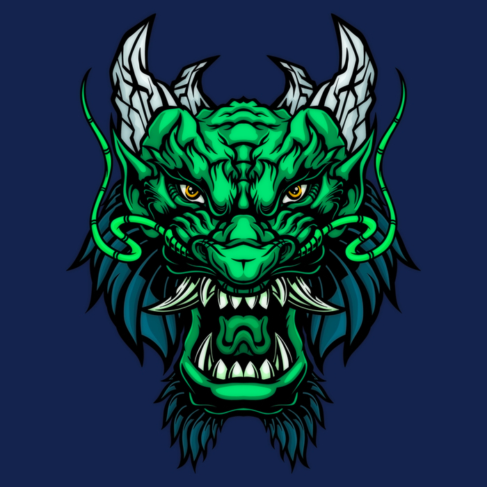 зелёный дракон