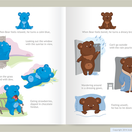 The Rainbow Feelings Bear (page 3-4)