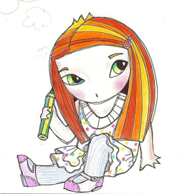 Маленькая художница