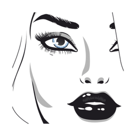 Фрагмент логотипа для "Студии длинных волос"