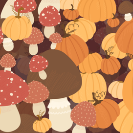 Грибы и тыквы