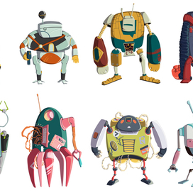 Retro robots