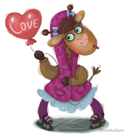 Влюблённая жирафа 