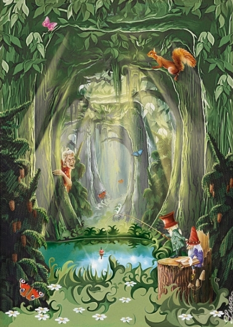 Иллюстрация. "Приключения Димы, Лёши и Али" Барчук А.Д.