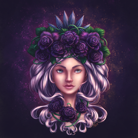 Цветочный портрет