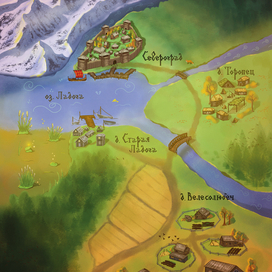 Карта для ролевой настольной игры