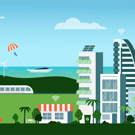 Город