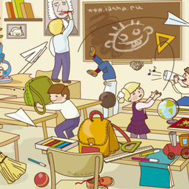 Векторная ил-ция для детского обучающего сайта