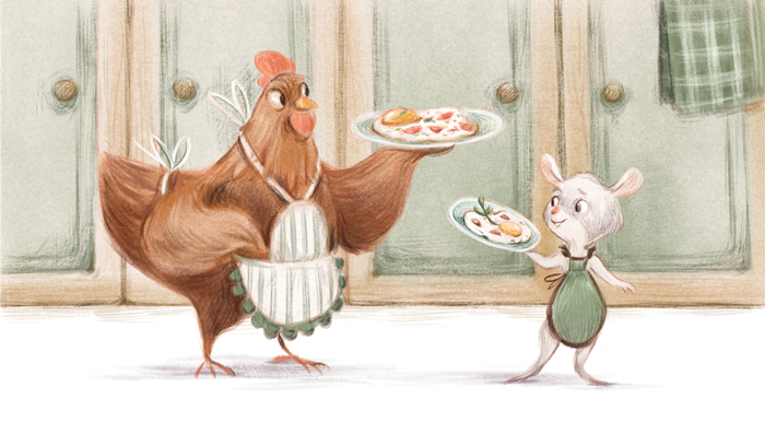 Иллюстрация для книги из серии "Полезные сказки"