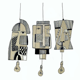 эскиз торшера.