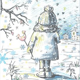 зимняя девочка