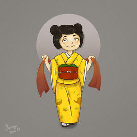 Kimono girl