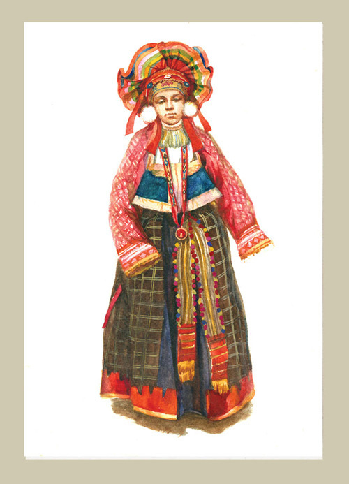 русский костюм