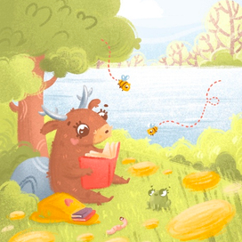 Книжная открытка