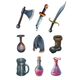 Фэнтези предметы