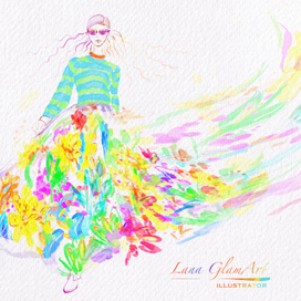 Fashion иллюстрация 