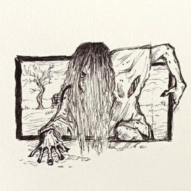 Персонаж из фильма "Звонки"