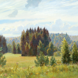 Лесные дали.