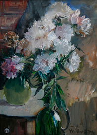 Белые пионы 