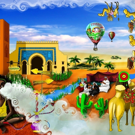 разворот в журнал