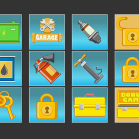 Icons for game «Garage»