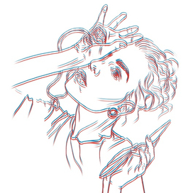 Fantasy portrait of the artist