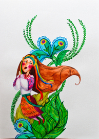 Женщина которая поет 2