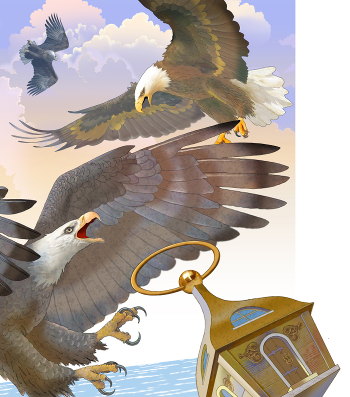 В СТРАНЕ ВЕЛИКАНОВ "Битва орлов"