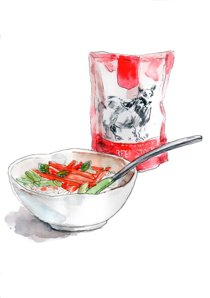 Фуд-иллюстрация, фуд-скетч. 