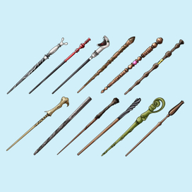 Набор волшебных палочек "Гарри Поттер"