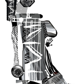 Иллюстрация к рассказу Станислава Лема "Терминус"