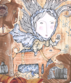 Девочка и волчонок