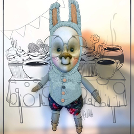 серия работ Ёжик и Медвежонок