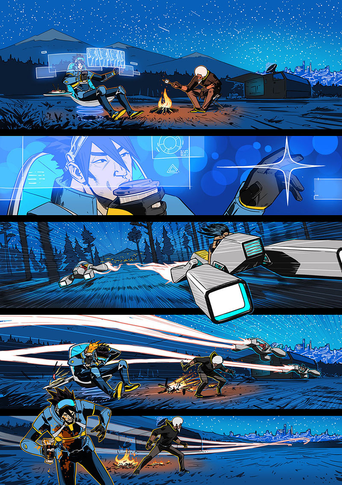 Страница комикса TFDF #13