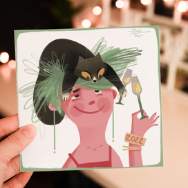 Серия новогодних иллюстраций