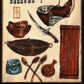 Бытовые предметы персонажей