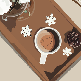 Доброе утро начинается с кофе 