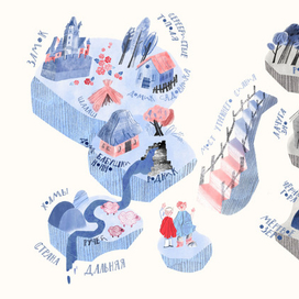 Карта на форзаце