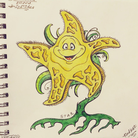 Inctober art / Звездный