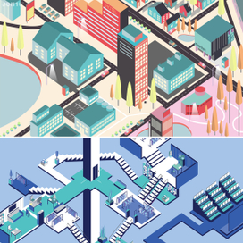 разработка графики для рекламного ролика компании MAPWISE