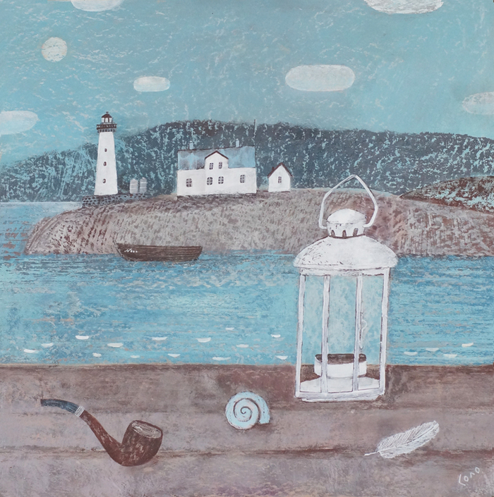 Голубое утро