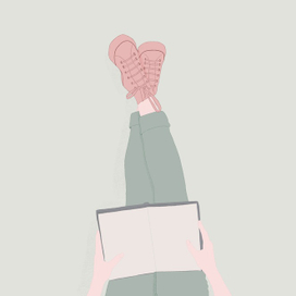 Девушка с книжкой