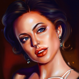 Портрет Анджелины Джоли