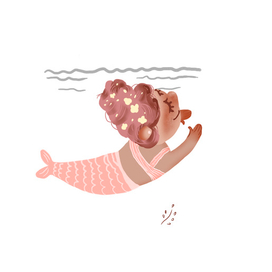 Серия о милой русалке