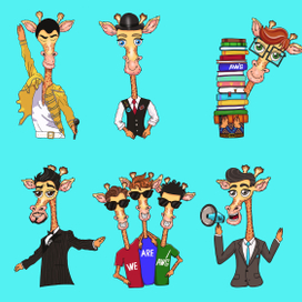 Жирафы персонажи