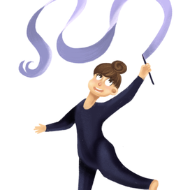 Девочка с лентой