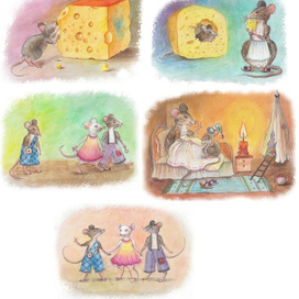 Сказка про мышонка и кусок сыра